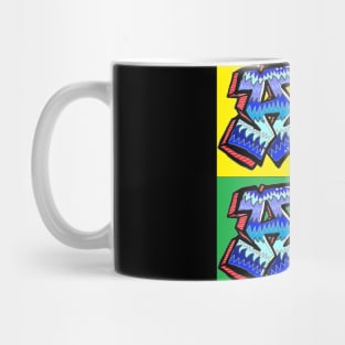 pop art graffiti a 4 Mug